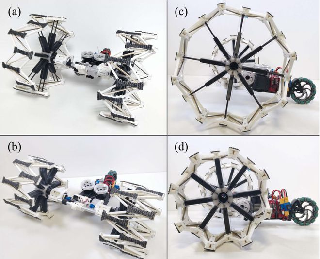 哈萨克斯坦纳扎尔巴耶夫大学研究团队推出可变直径车轮移动机器人(图2)